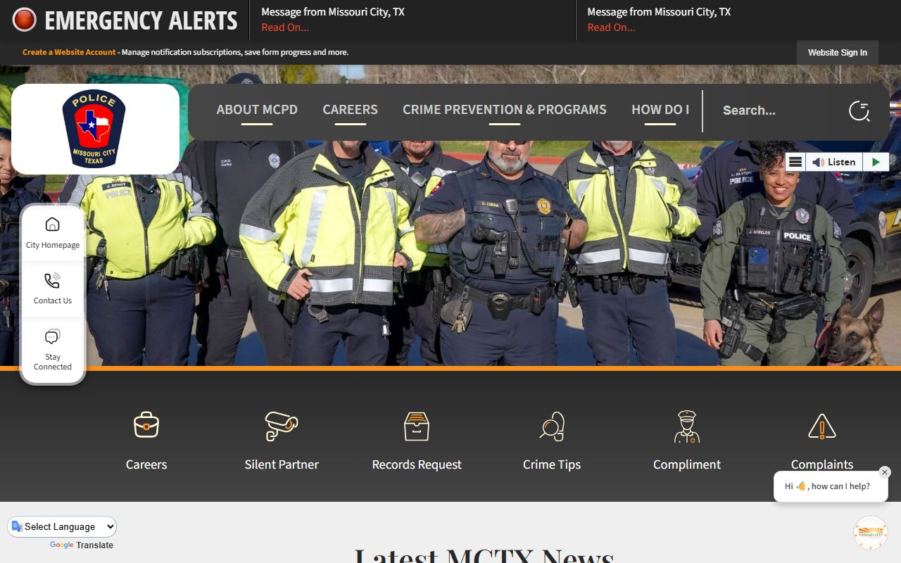 Missouri City Released Inmates Missouri City Police Department