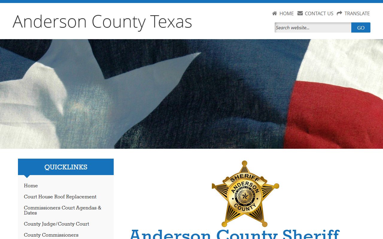 Anderson County Released Inmates Official Anderson County Sheriff's Website