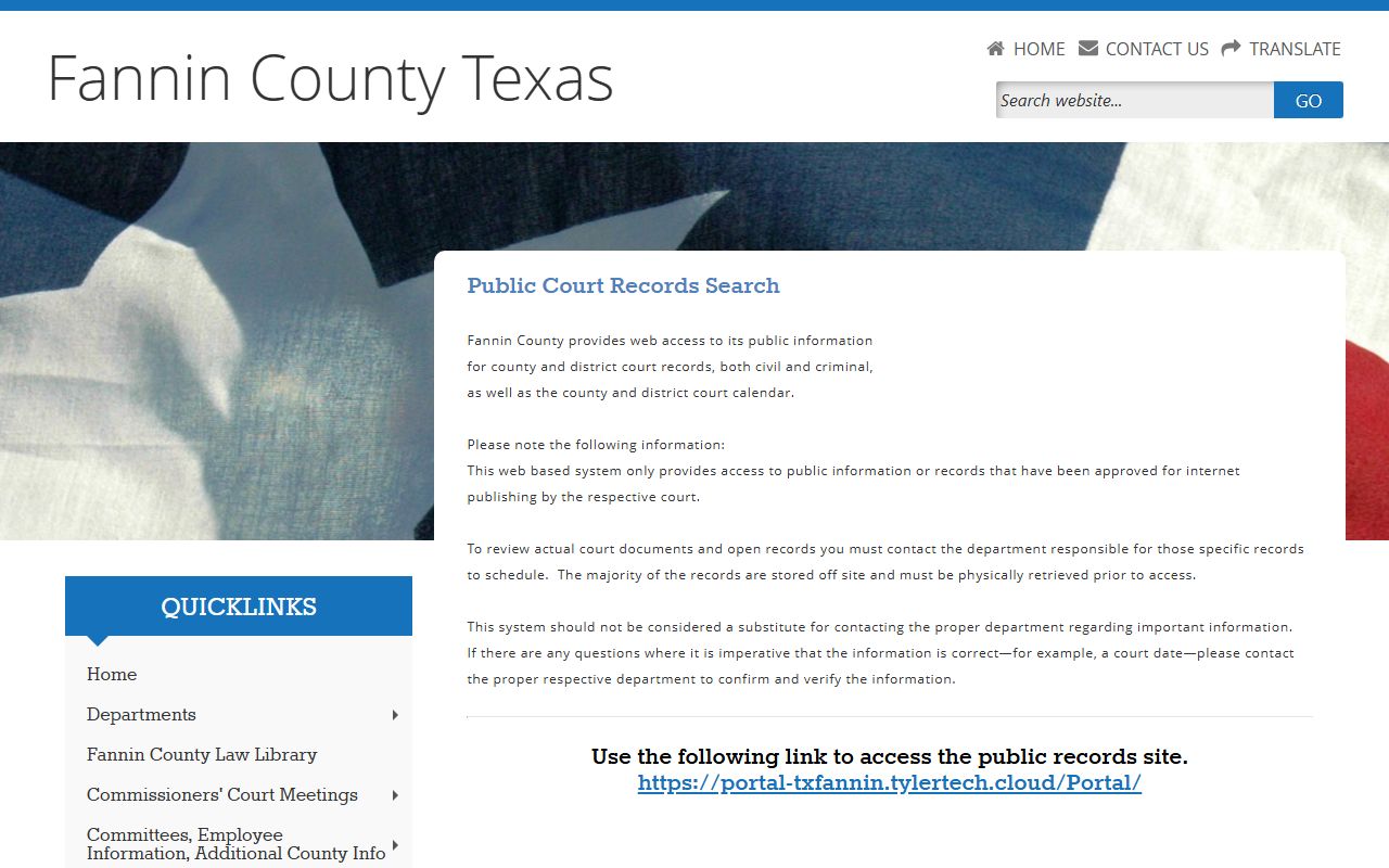 Fannin County Released Inmates Fannin County Public Records Search