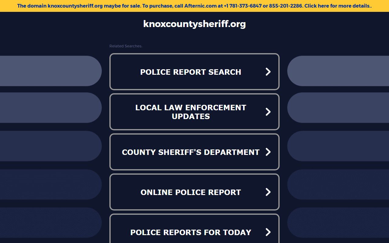 Knox County Released Inmates Knox County Sheriff's Office