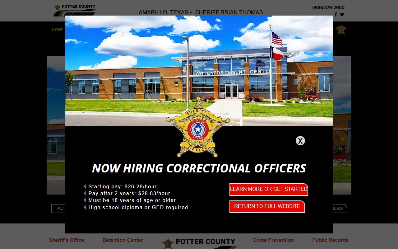 Potter County Released Inmates Potter County Sheriff's Office