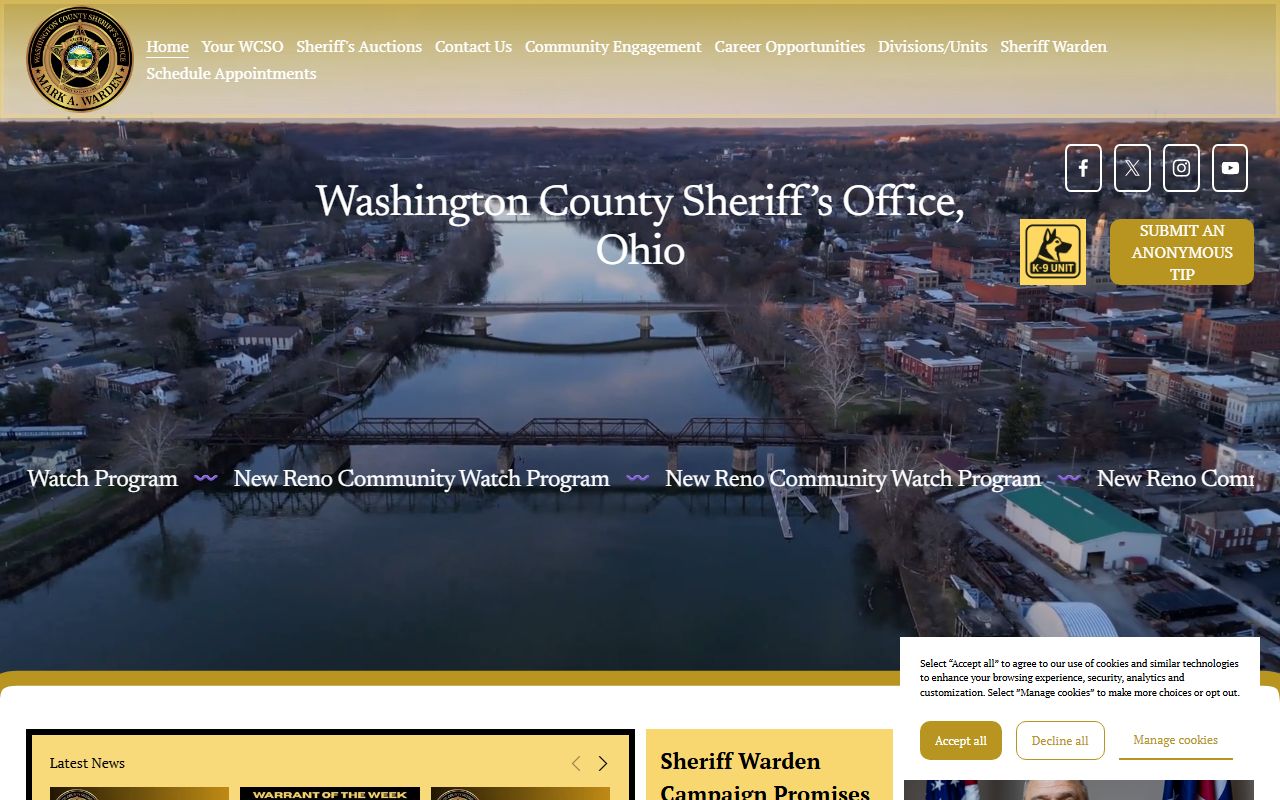 Washington County Released Inmates Washington County Sheriff's Office