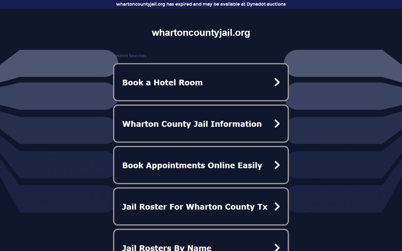 Wharton County Released Inmates Wharton County Jail Roster